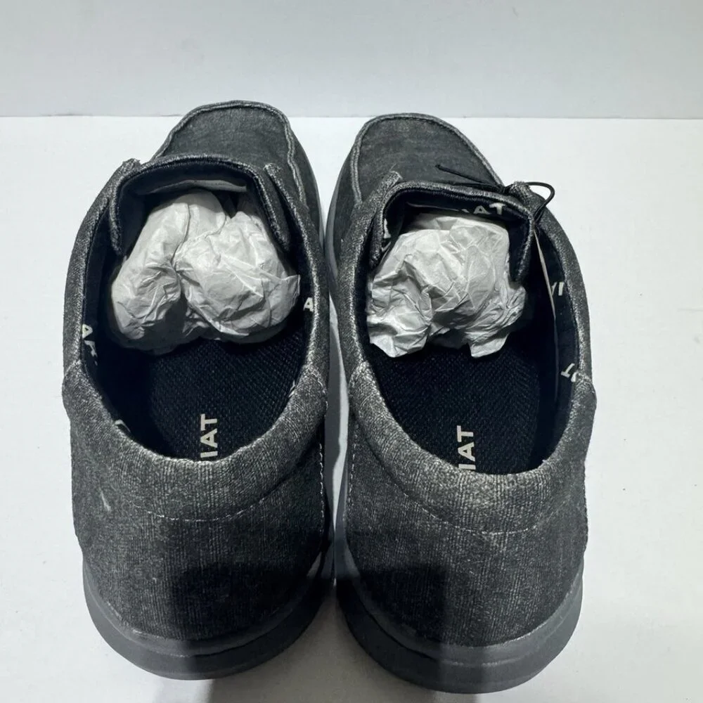 Ariat Mens Hilo Stretch Loafer Charcoal Size 7 Wide